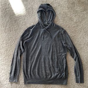 Men’s silk linen sweater hoodie